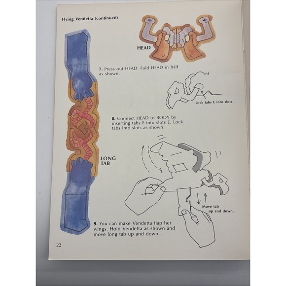 Scholastic Herself the Elf action toys punch out toy 1984 NOS Vintage Unused - Picture 12 of 16